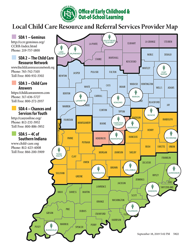 Local Child Care Resource and Referral Services Provider Map