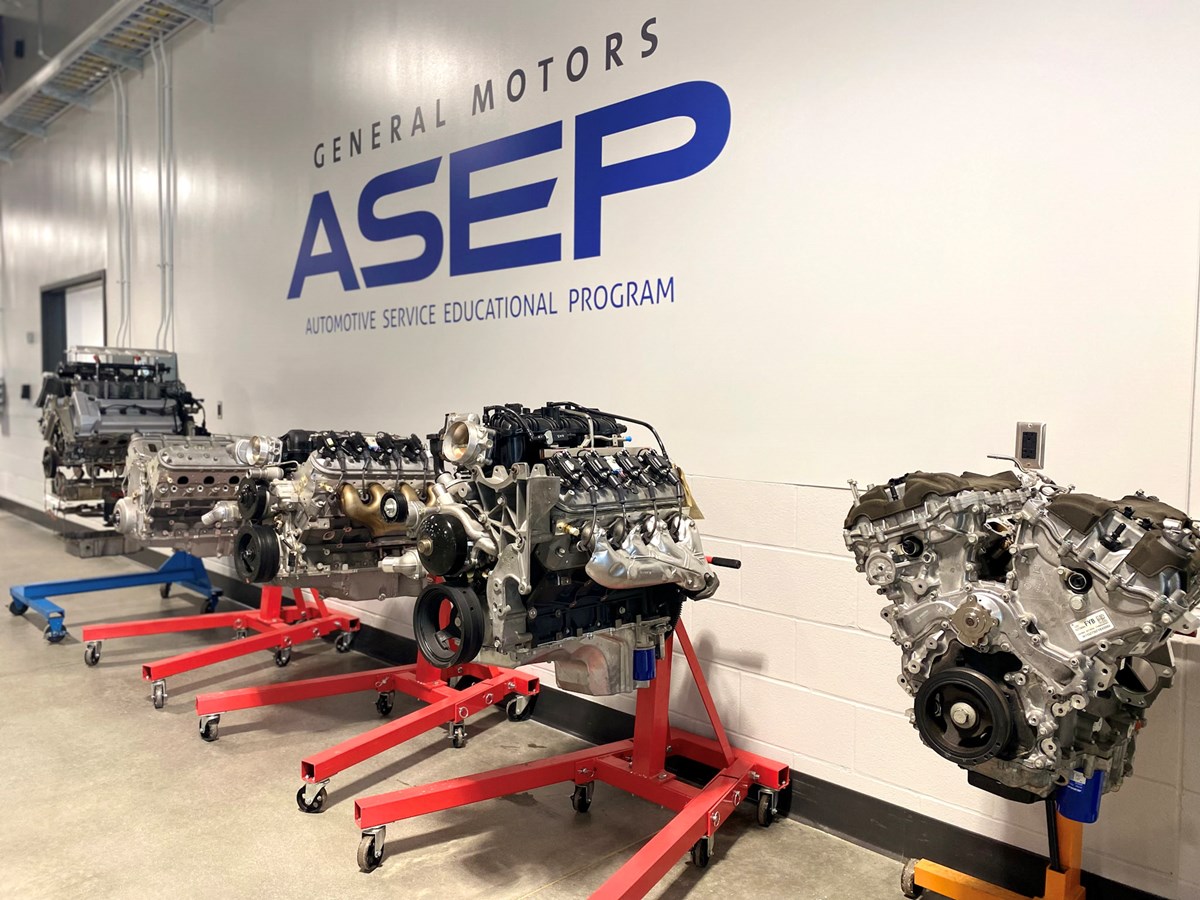 GM motors at the Automotive Technology Center