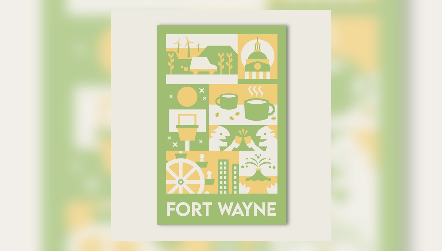 Fort Wayne Poster by I. Paris