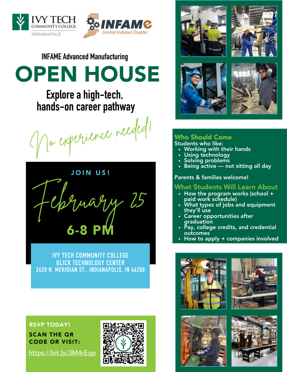 INFAME open house 2/25/26