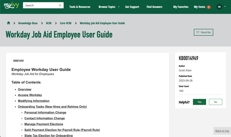 Workday Resource screenshot