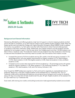 Tuition and Textbooks 23-24 Guide Preview