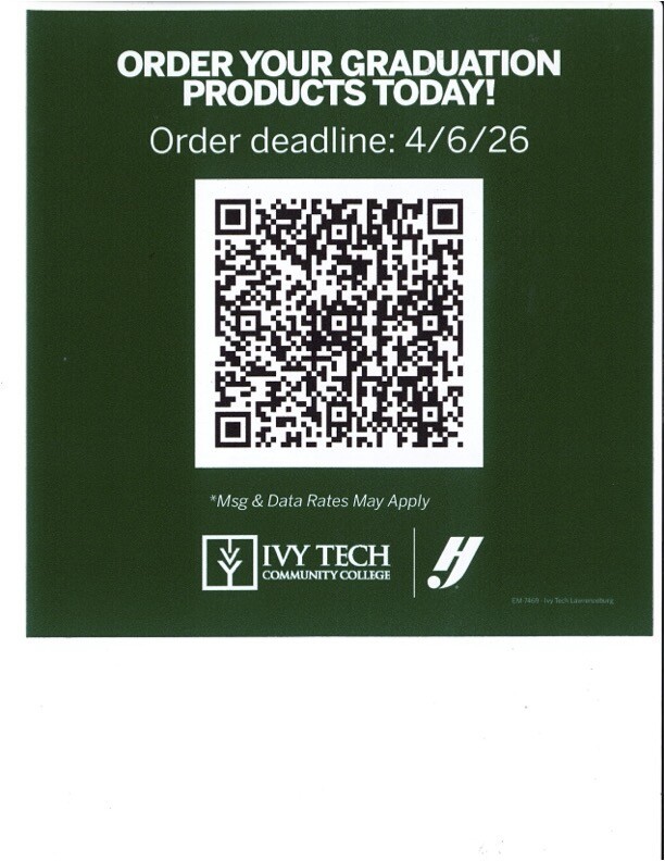 2026 Commencement - Herff gap and gown QR code