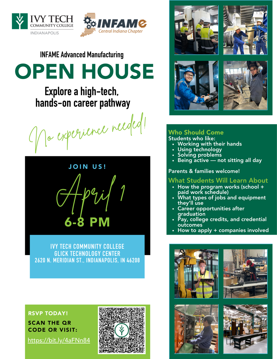 INFAME Open House - April 1, 2026