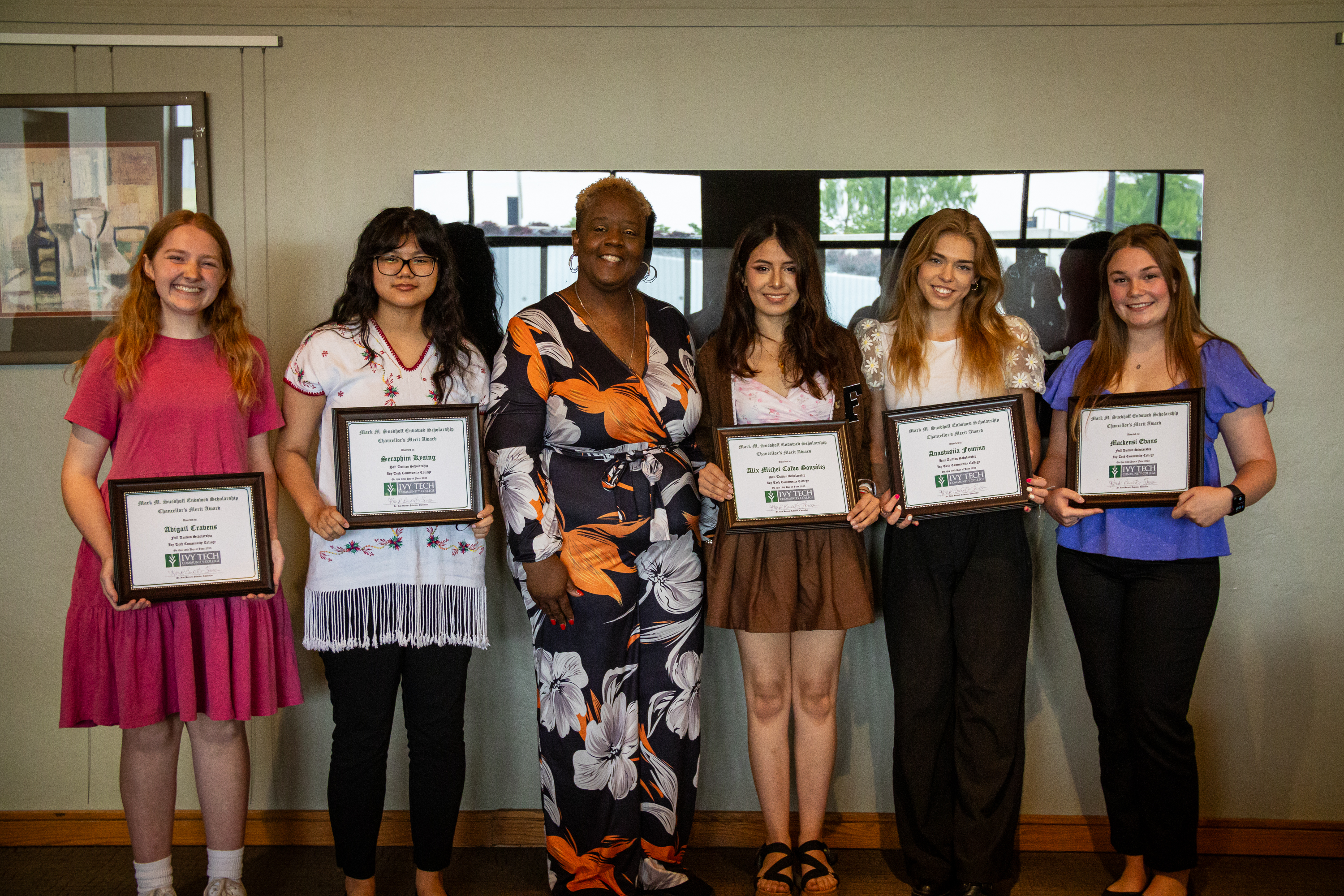 Six students receive scholarships from Chancellor’s Merit Awards Ivy