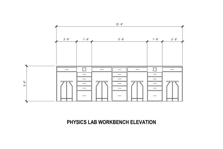 Anatomy, Physiology & Physics Bench Elevation
