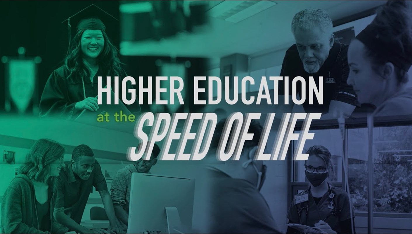 Higher education as the speed of life